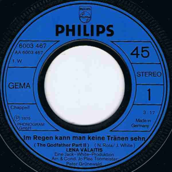 Lena Valaitis : Im Regen Kann Man Keine Tränen Sehn (7", Single)