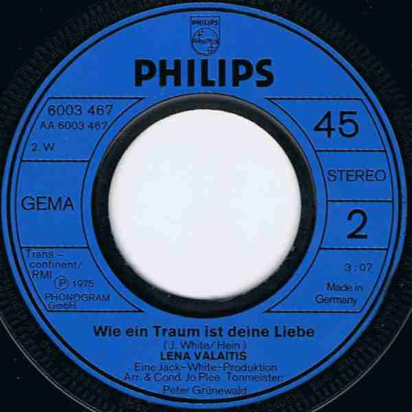 Lena Valaitis : Im Regen Kann Man Keine Tränen Sehn (7", Single)