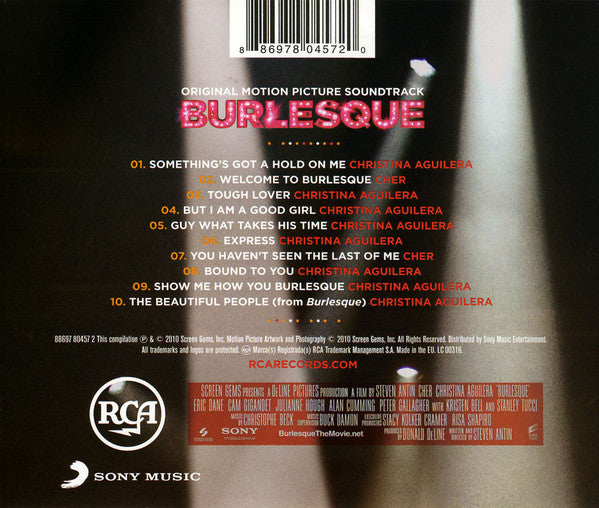Christina Aguilera & Cher : Burlesque (Original Motion Picture Soundtrack) (CD, Album)