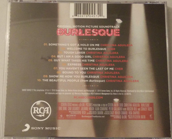 Christina Aguilera & Cher : Burlesque (Original Motion Picture Soundtrack) (CD, Album)