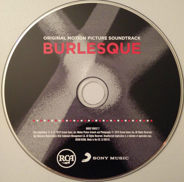 Christina Aguilera & Cher : Burlesque (Original Motion Picture Soundtrack) (CD, Album)