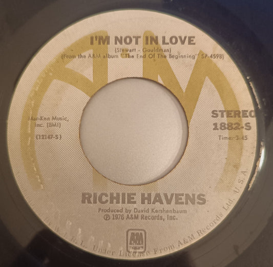 Richie Havens : I'm Not In Love (7")