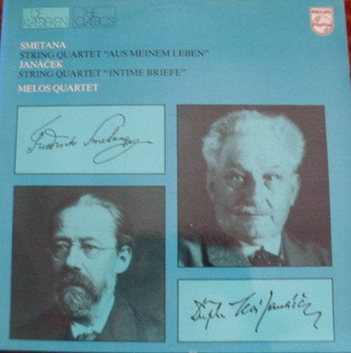 Bedřich Smetana / Leoš Janáček – Melos Quartett : String Quartet “Aus Meinem Leben” / String Quartet “Intime Briefe” (LP, Album)