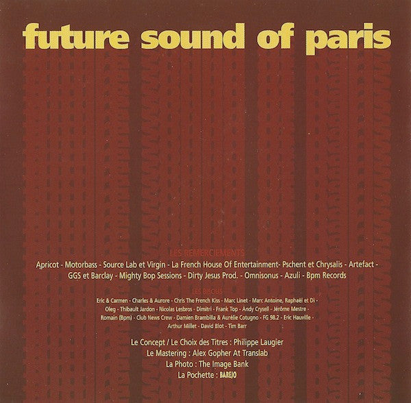 Various : Future Sound Of Paris (CD, Comp)