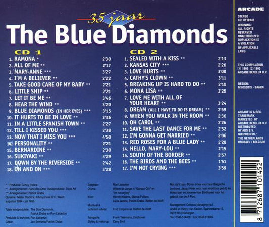 The Blue Diamonds : 35 Jaar (2xCD, Album)