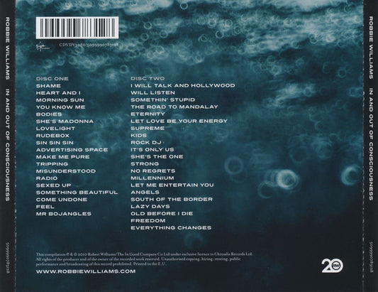 Robbie Williams : In And Out Of Consciousness - Greatest Hits 1990 - 2010 (2xCD, Comp)