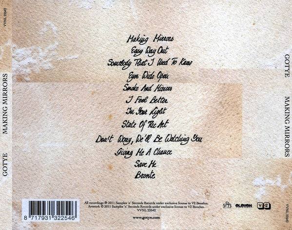 Gotye : Making Mirrors (CD, Album, Gat)