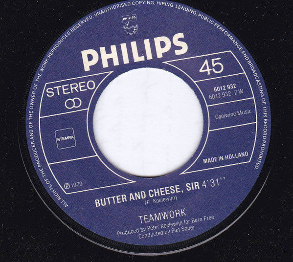 Teamwork (2) : Daddy Was A Rocker (I'm A Disco Fan) (7", Single)