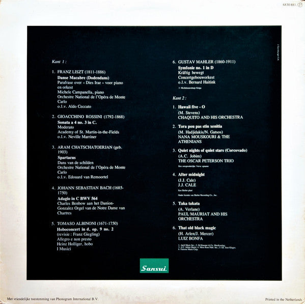 Various : Welcome To Sansui's Wonderful World Of Sound (LP, Comp, Gat)