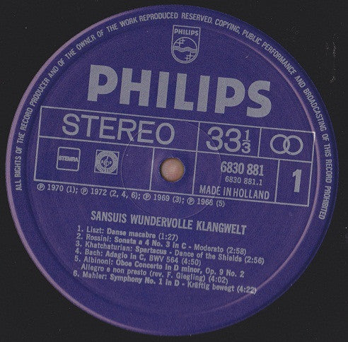 Various : Welcome To Sansui's Wonderful World Of Sound (LP, Comp, Gat)