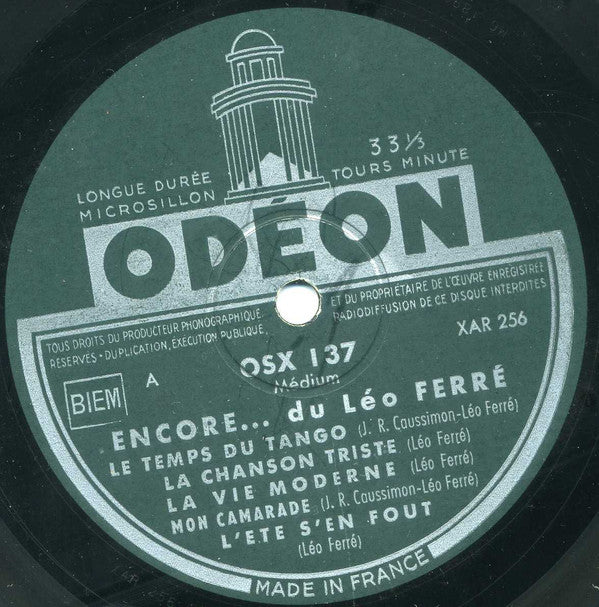 Léo Ferré : Encore... Du Léo Ferré (LP, Album)