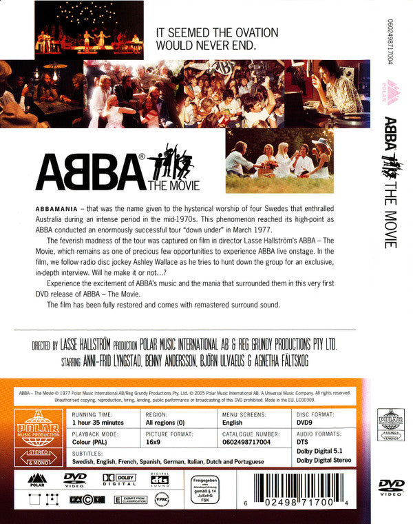 ABBA : The Movie (DVD-V, Multichannel, PAL)