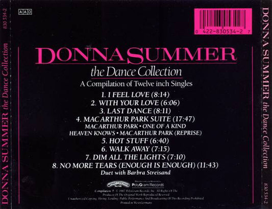 Donna Summer : The Dance Collection (A Compilation Of Twelve Inch Singles) (CD, Comp)