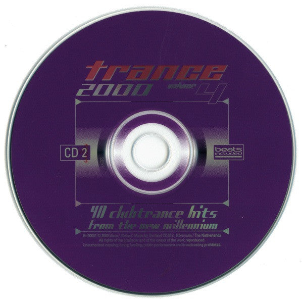 Various : Trance 2000 Volume 4 (2xCD, Mixed)