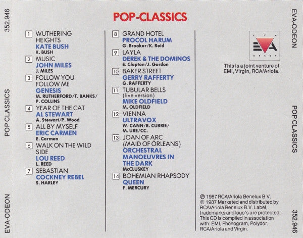 Various : Pop Classics (CD, Comp)