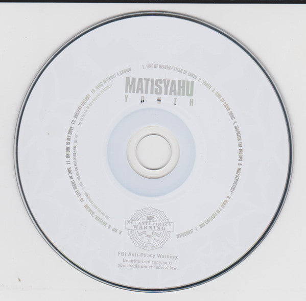 Matisyahu : Youth (CD, Album)