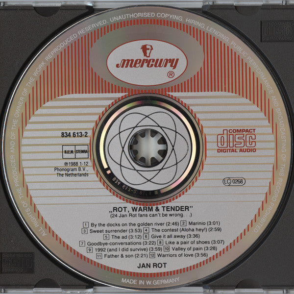 Jan Rot : Rot, Warm & Tender (24 Jan Rot Fans Can't Be Wrong...) (CD, Album)