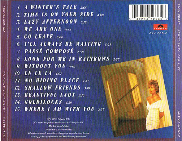 Vicki Brown : About Love And Life (CD, Album)