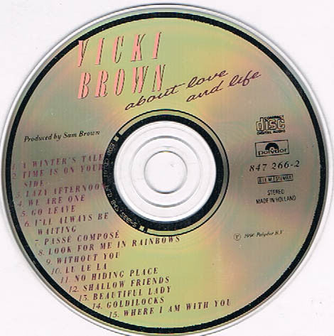 Vicki Brown : About Love And Life (CD, Album)