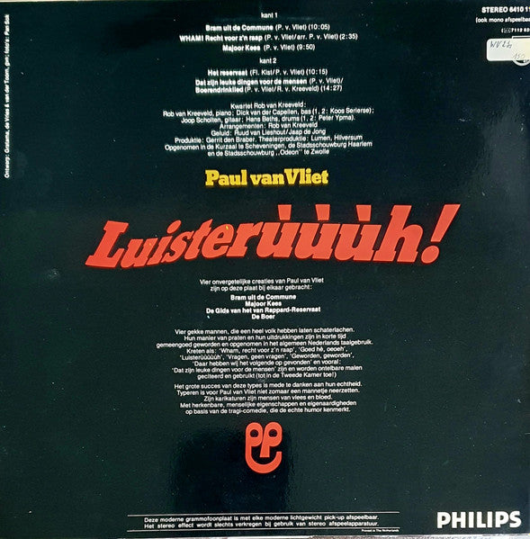 Paul van Vliet (2) : Luisterùùùh! (LP, Comp)