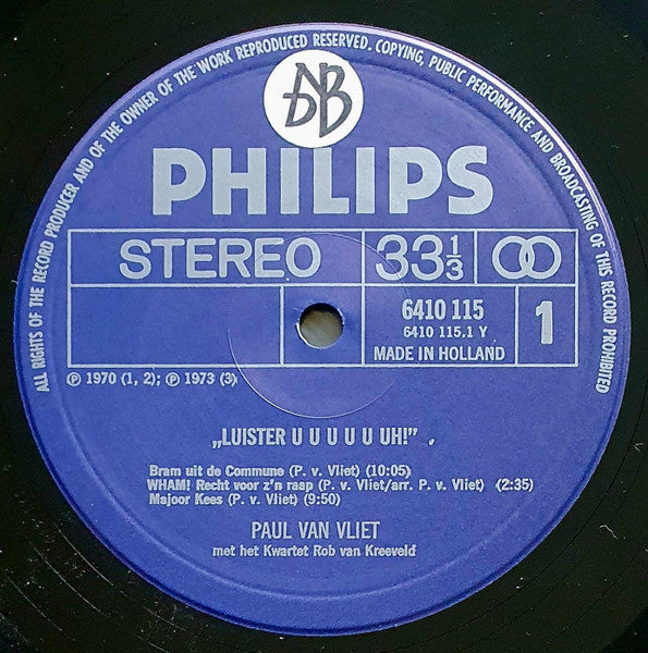 Paul van Vliet (2) : Luisterùùùh! (LP, Comp)