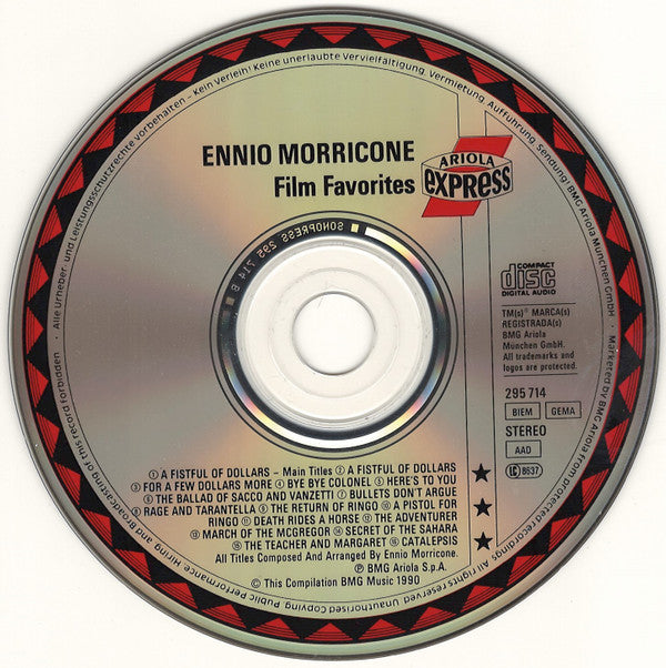 Ennio Morricone : Film Favorites (CD, Comp)