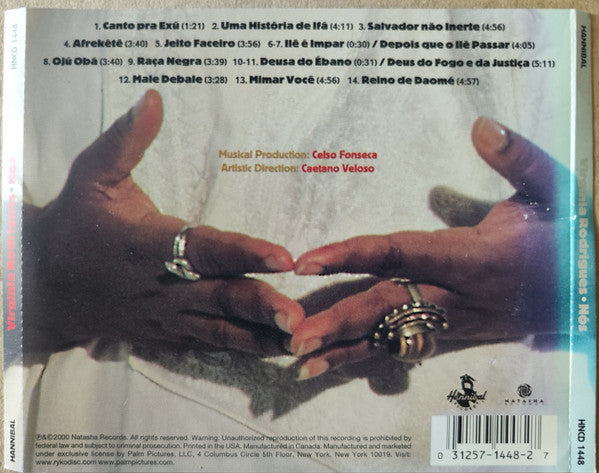 Virginia Rodrigues : Nós (CD, Album)