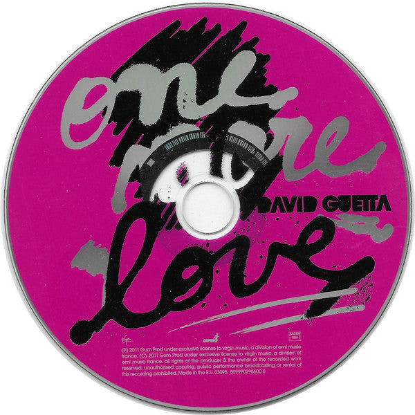 David Guetta : One More Love (CD, Album)