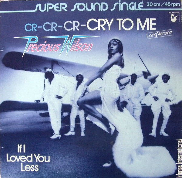 Precious Wilson : Cr-Cr-Cr-Cry To Me (12", Single)