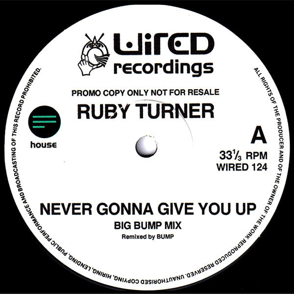 Ruby Turner : Never Gonna Give You Up (12", Promo)