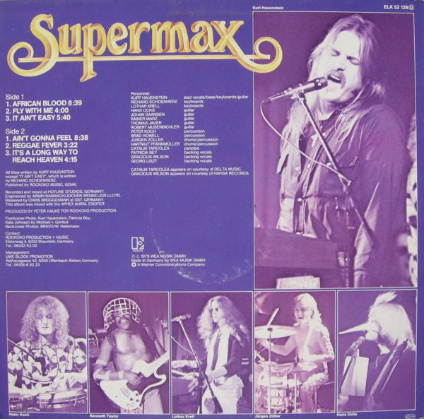Supermax : Fly With Me (LP, Album)