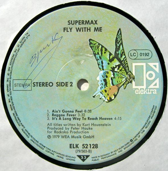 Supermax : Fly With Me (LP, Album)