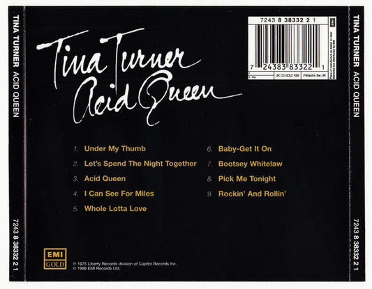 Tina Turner : Acid Queen (CD, Album, RE)