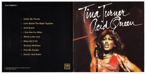 Tina Turner : Acid Queen (CD, Album, RE)
