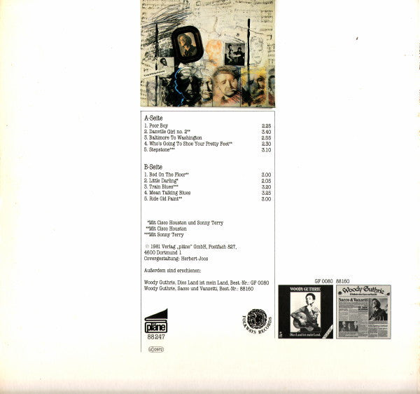 Woody Guthrie : Poor Boy (LP, Album)