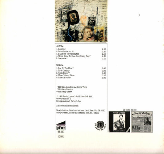 Woody Guthrie : Poor Boy (LP, Album)