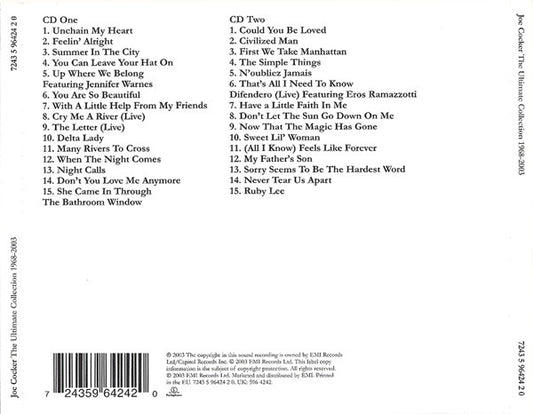 Joe Cocker : The Ultimate Collection 1968-2003 (2xCD, Comp, EMI)