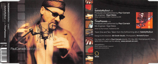 Paul Carrack : Satisfy My Soul (CD, Single)