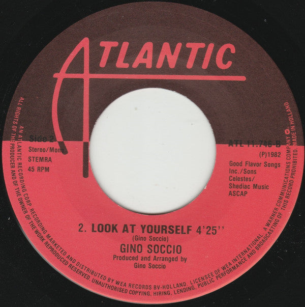 Gino Soccio : It's Alright (7", Single)