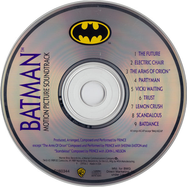 Prince : Batman™ (Motion Picture Soundtrack) (CD, Album, Club)