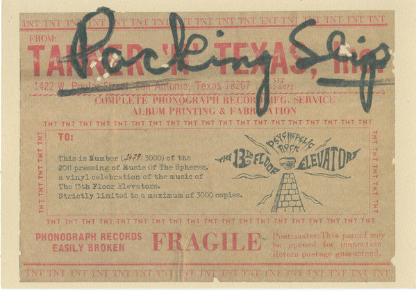 13th Floor Elevators : Music Of The Spheres (Box, Comp, Ltd, Num + LP, Mono, IA# + 10", EP + 2x)