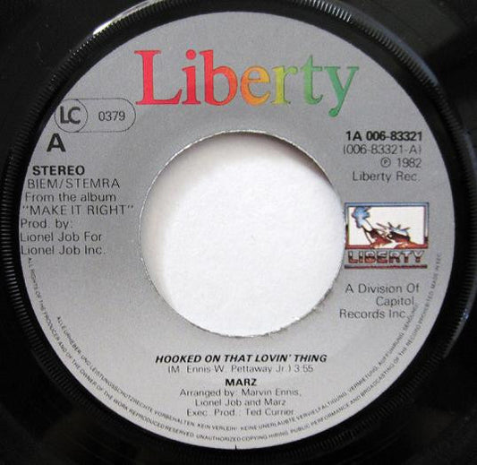 Marz (2) : Hooked On That Lovin' Thing (7")