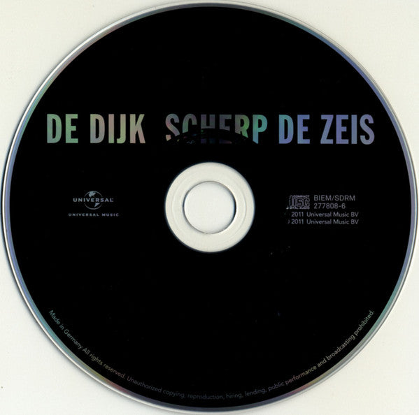 De Dijk : Scherp De Zeis (CD, Album)