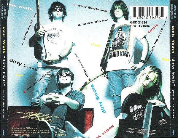 Sonic Youth : Dirty Boots (CD, EP, RE, RP, Son)