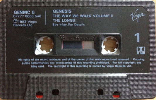 Genesis : Live / The Way We Walk (Volume Two: The Longs) (Cass, Album)