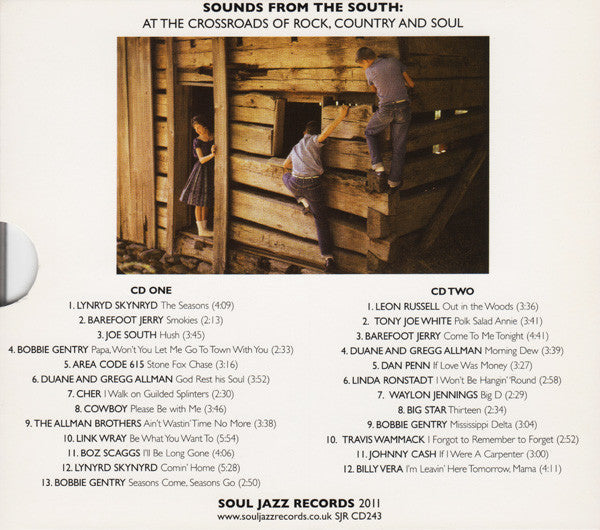 Various : Delta Swamp Rock (Sounds From The South: At The Crossroads Of Rock, Country And Soul) (2xCD, Comp, RM)