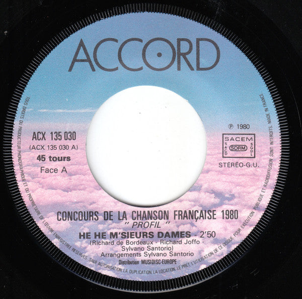 Profil (3) : Hé Hé M'sieurs Dames (7", Single)