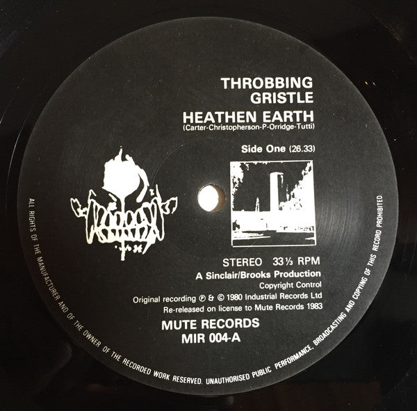 Throbbing Gristle : Heathen Earth (LP, Album, RE, Gat)