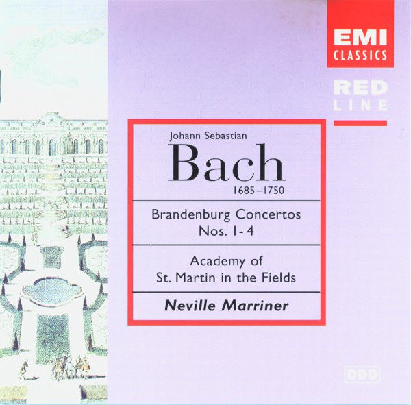 Johann Sebastian Bach, The Academy Of St. Martin-in-the-Fields, Sir Neville Marriner : Brandenburg Concertos Nos. 1-4 (CD)