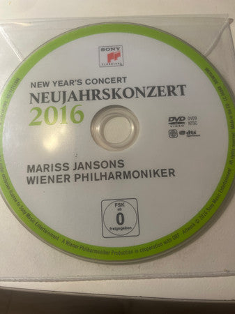 Mariss Jansons, Wiener Philharmoniker : Neujahrskonzert 2016 (DVD-V, NTSC, 16:)